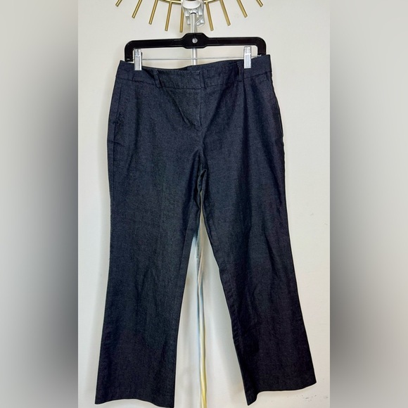 New York & Company Gray casual dress pants front/back pockets relaxed fit 10 EUC - Picture 2 of 9